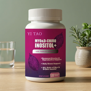 Capsules de Myo-Inositol Premium 40:1 avec D-Chiro-Inositol et supplément de folate pour le soutien de l'équilibre hormonal féminin - Product Image 2