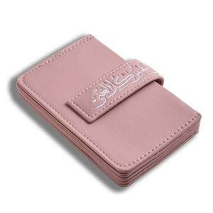 Tarjetero de Cuero PU con Logotipo Personalizado, Diseño Creativo, para Tarjetas de Identificación y Documentos, en Oferta - Product Image 2