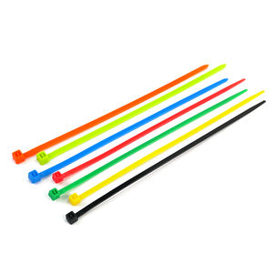 كابلات أسلاك ربط كبل ملون من النايلون البلاستيكي مقاوم للماء عالي الجودة - Product Image 5