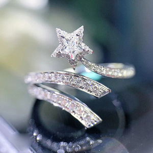 Anello Aperto a Doppio Strato Celestial per Donne - Product Image 3