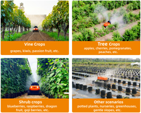Multifunctionele elektrische robotische landbouwspuit, geschikt voor potplanten, kwekerijen, kassen en zachte hellingen