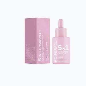 Cosméticos de Belleza, Suero Facial 5 en 1 con Vitamina C y Colágeno, Beneficios Antienvejecimiento, Hidratación Suave, Minimiza los Poros, para Todo Tipo de Piel - Product Image 1