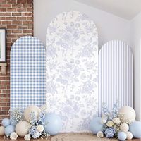 Housse d'arche de mariage personnalisée avec logo, housse de fond d'arche blanche, housses de fond d'arche extensibles en spandex pour la décoration de cérémonies et de fêtes d'anniversaire