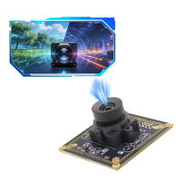 Caméra industrielle USB 2MP 1080P avec filtre IR CUT, commutation jour/nuit, objectif sans distorsion à 100 degrés, UVC