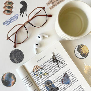 50 Uds. Pegatinas decorativas transparentes del planeta del espacio exterior para la decoración <span class=keywords><strong>de</strong></span> la pared del <span class=keywords><strong>libro</strong></span> Cool Stars Astronomy Sticker - Product Image 5