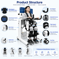 Robot de rééducation de la marche pour les membres inférieurs, entraîneur de marche électrique, dispositif d'entraînement à la position debout pour la physiothérapie hospitalière
