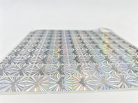 Autocollant holographique personnalisé de haute qualité, impression UV directe d'usine, surface brillante, prix compétitif