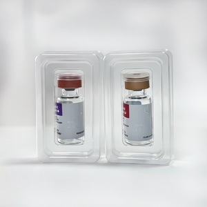 Customizable Eco-Friendly Rectangle PET Blister <strong>Tray</strong> Packaging for 3ml Medicine Vials Medical Blister Insert <strong>Plastic</strong> Vial <strong>Trays</strong> - Product Image 3