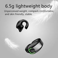 Bt 5.3 Stereo Single Ear Anti-slip Ear Hook Ultra-ringan Open-ear Ows Earbud Gd28 Headset Nirkabel