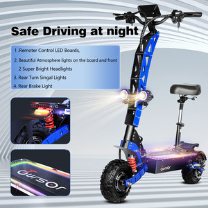 2026 Two-Wheel Scooter 60V 90KM Range Foldable Waterproof Dual Motor Seat 200kg 35AH Lithium <b>Sensor</b> Four-wheel Scooter - Product Image 3
