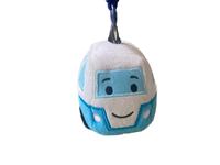 Porte-clés Bus en Peluche Douce de 4 Pouces Personnalisé de Haute Qualité pour Enfants, Disponible en Plusieurs Couleurs, Jouet Voiture en Gros