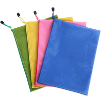 Carpeta de Almacenamiento con Cierre, Impermeable, de Poliéster con Diseño de Panal, Tamaños A4/B5/A5/A6, Colores en Stock, MOQ 50 Piezas, Venta al Por Mayor, Personalizable OEM