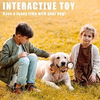 Jouets en peluche pour chiens en coton, résistants aux morsures, pour le nettoyage des dents, jouets interactifs pour le grincement des dents, jouets à mâcher pour animaux de compagnie