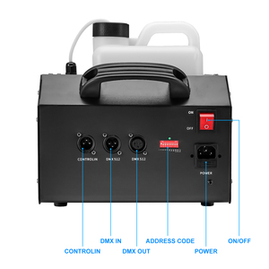 Máy tạo khói và sương mù điện DMX 3000W giá tốt nhất, điều khiển từ xa đa góc, hiệu ứng DJ cho các buổi biểu diễn - Product Image 4