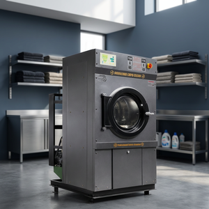 Séchoir à linge industriel entièrement automatique 15 kg, chauffage électrique, contrôle de l'humidité résiduelle, autonettoyant, élimine les plis - Product Image 3