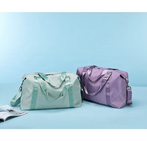 กระเป๋าเก็บของขนาดใหญ่พับเก็บได้ทำจากไนลอนกันน้ำออกแบบได้ตามต้องการกระเป๋าถือกระเป๋าเดินทางกระเป๋าดัฟเฟิลสำหรับผู้หญิงผู้ชาย - Product Image 6