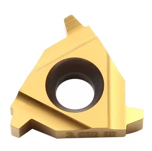 Insertos de rosca externa de carburo 16 ER 14 NPT LDC Herramienta de torneado de carburo de tungsteno recubierto de PVD con soporte OEM - Product Image 4