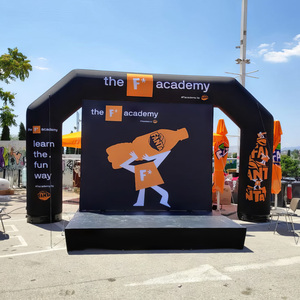 Arco de circo inflable personalizado para exteriores Carnival Entra, arco de entrada temático de circo inflable - Product Image 5