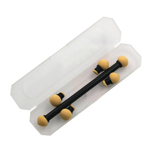 Pinceau à ongles en silicone avec manche en acrylique, embout serti, stylo dégradé et estompeur, double tête, lavable, remplaçable, outil de manucure - Product Image 5
