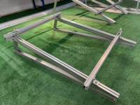 Kit Braket Pemasangan Atap Segitiga Aluminium Art Sign untuk Panel Surya, Kemiringan Dapat Disesuaikan untuk Sistem Pemasangan Panel PV Atap Datar