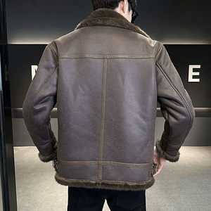 <span class=keywords><strong>2025</strong></span> mùa đông chính đẩy Phong cách: bạc màu xanh chồn cộng với kích thước áo khoác da Áo khoác - Product Image 3