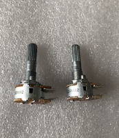 RUIST alpes véritable japonais original 16 potentiomètre A100K A50K double 6 broches potentiomètre de volume 25MM arbre