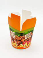 Mitnahme-Schnellimbissverpackungen, To-Go-Verpackung, Dönerbox, 750ml Pasta Box Kraft, Papier Nudelbox, Dönerbox Druck, Kebab Box