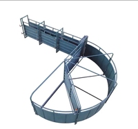 Nouveau bacs de calfeutrage et de compression pour bovins de 6 pieds avec clôture rotative, cadre en acier, service de modélisation 3D écologique
