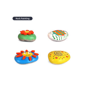 Accessorio educativo modello colorazione forniture bambini disegno fai da te arti e mestieri giocattolo pittura su roccia - Product Image 2