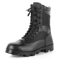 Bottes de Combat Ultra-Légères pour Homme, Bottes de Travail Tactiques Imperméables et Respirantes Toutes Saisons (Hiver, Automne, Été, Printemps)