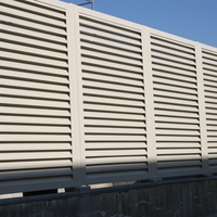 Volets de ventilation, système de ventilation mural extérieur, panneau mural décoratif pour salle de générateur