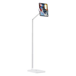 Flexible 360 Degree Rotating Adjustable Height <b>Tablet</b> Floor <b>Stand</b> Heavy Duty ABS Sturdy Base Compatible 4-11 Inch <b>Tablets</b> - Product Image 2