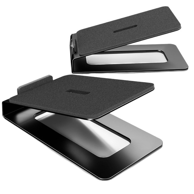 Desktop Speaker Stands with Vibration Absorption Pads Metal Bookshelf Speaker Stands Studio Monitor Support