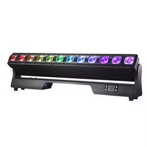 12x40W RGBW 4in1 12*40W DMX Pixel Bar Beam Zoom Wall Wash LED Moving Head Light avec <span class=keywords><strong>Halo</strong></span> Ring - Product Image 3