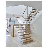 Ace Nouveau Type Escalier Droit Flottant Escalier Droit Escaliers Modernes Escalier Droit en Bois