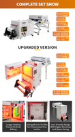 Vente exceptionnelle Imprimante textile DTF avancée XP600 - Machine de transfert de fluide de 30 cm avec poudre de secouage