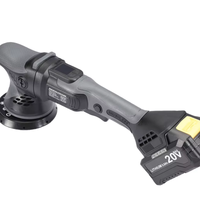 CLOVER 2026 Meilleure vente Polisseuse orbitale aléatoire sans fil 15 mm 2000-5500 OPM Batterie sans balais Double action pour voiture
