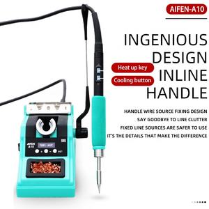 AIFEN A10 tragbare digitale Lötstation mit 210 kleinen Lötkolben-Spitzen Lötkolben schnelles Aufheizen und Induktionsschlaf - Product Image 5
