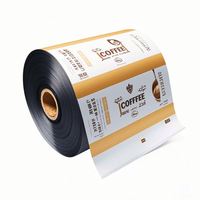 Emballage souple imprimé avec logo personnalisé, film laminé PE résistant à l'humidité pour bonbons, aliments frits, sucettes glacées, résistant à la chaleur et au sucre