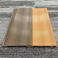 Panneaux de revêtement en PVC ASA avec co-extrusion pour l'extérieur Panneau extérieur Installation facile Matériau de construction Bardage en Wpc
