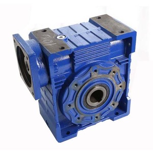 Aluminum <b>Worm</b> Transmission Speed Reducer Gearbox Industrial NMRV110 for Farm Machinery Industries ODM Customization Supported - Product Image 1