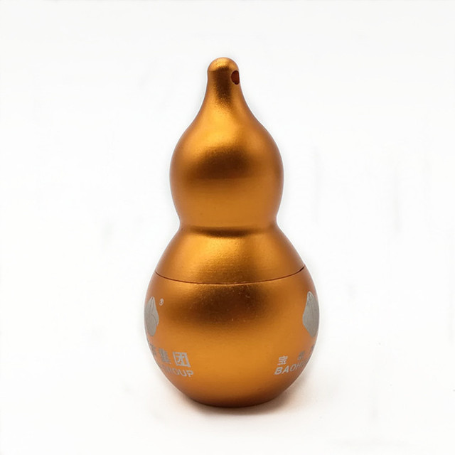 TD-001 Custom Logo Printing Gourd Shape USB Stick Promotional Gift 32Gb Metal Usb Flash Drive