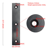 Lame plate pour machines agricoles, épaisseur 10,0 mm, pièces de rechange pour machines agricoles
