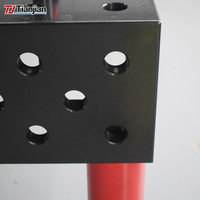 Système de gabarits de soudage modulaire 3D robuste, capacité 5T, trous de fixation 28 mm, grille, nouvelle table de soudage 3D pour la fabrication métallique
