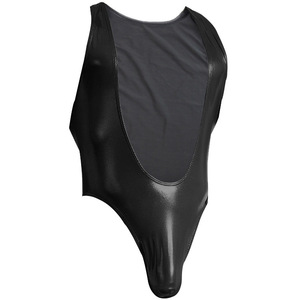 <span class=keywords><strong>Ropa</strong></span> interior de PVC para <span class=keywords><strong>hombre</strong></span>, tangas de tiro bajo, trajes de juego sin mangas, lencería erótica de cuero, <span class=keywords><strong>ropa</strong></span> gay, monos - Product Image 4