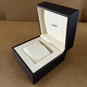 Boîte à montre personnalisée avec logo d'usine, boîte d'emballage pour présentation de montre de marque personnalisée, emballage de montre personnalisable pour homme et femme - Product Image 1