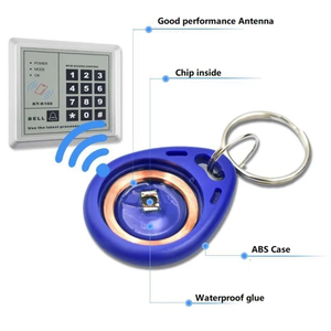 13.56MHz UID CUID değiştirilebilir RFID anahtarlık zinciri ABS RFID etiketi - Product Image 6