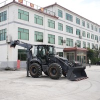 Chinesischer Hersteller ASV 420F 1,2 Tonnen Multifunktionaler Kleiner Neuer Kompakter Mini-Radlader mit Changchai Dieselmotor 0,3m3