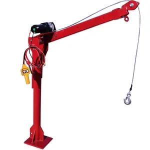 1000Kg Mini Thủy Lực Tời Điện 12V Pickup Truck Crane Xe Tải Gắn Nâng Cần Cẩu Để Bán