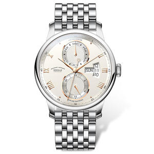 Reloj mecánico BORMAN de gama alta para hombre, reloj de pulsera automático con esfera de 24 horas, banda de cuero resistente al agua, pedido mínimo, 1 pieza - Product Image 5